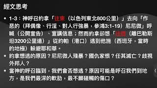 2026/08/18 約拿書1:1-17