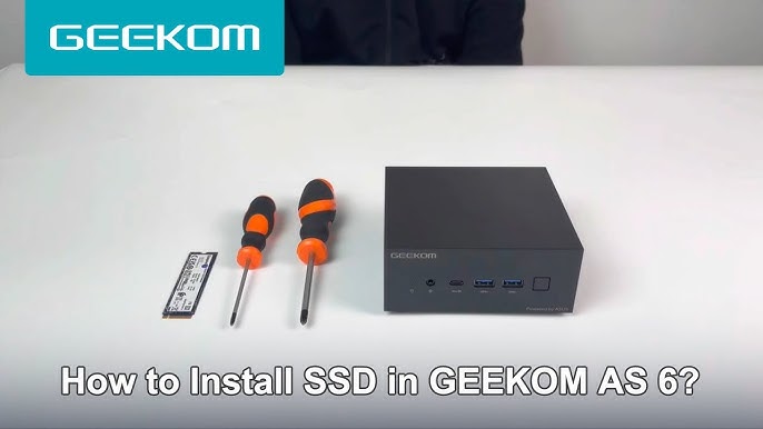 How to Install SSD in GEEKOM AS 6？ 