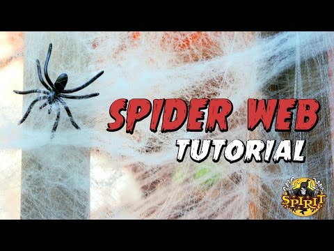 Spider Web Tutorial - Spirit Halloween