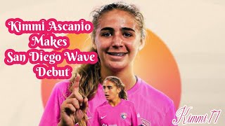 Kimmi Ascanio makes NWSL Debut for San Diego Wave, Youngest player in the NWSL