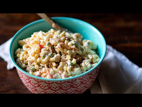 Cold Chicken Macaroni Salad | I Heart Recipes