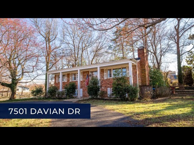 7501 Davian Dr, Annandale, VA 22003 | Single Family Home for Sale | The Davenport Group