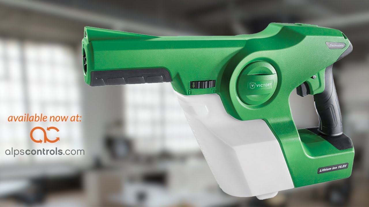 Victory Innovations handheld electrostatic sprayer - available right