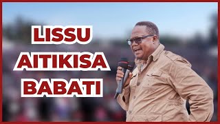 Tundu Lissu Alivyoitikisa Babati Kwa Hotuba Nzito