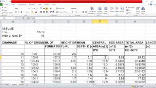 earthwork quantity calculation