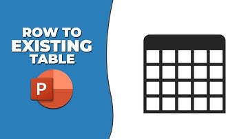 How to add row to existing table in PowerPoint