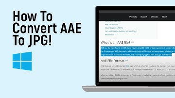 How To Convert AAE To JPG In Windows 11 [easy]