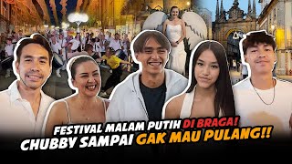 JALAN-JALAN MALAM DI NOITE BRANCA BRAGA 2025! RAME BANGET, SEMUA PAKAI BAJU PUTIH!