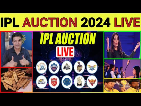 IPL AUCTION LIVE FROM DUBAI. IPL AUCTION 2024 LIVE. ALL LIVE UPDATE OF IPL AUCTION 2024. #ipl