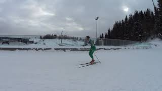 Bendik, Rustad langrenn junior, februar 2018, NC Kollen