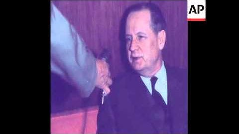 SYND 27 4 73 SWEDISH AMBASSADOR, JARRING, SPEAKS TO PRESS