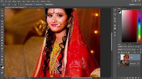 Bokeh Effect on Portrait | Blur Background | Adobe Photoshop Tutorial (Easiest Way!!)
