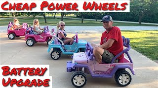 Cheap & Easy Tips to Upgrade a POWER WHEELS Battery!