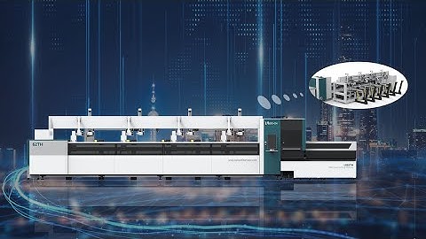 [LXSHOW Laser] cnc laser metal cutter LX62THA fully automatic feeding metal laser cutter