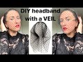How to make a birdcage veil headband with polka dot tulle, headband diy tutorial,fashion,Anita Benko