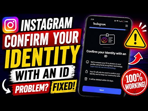 Confirm your😭identity with an ID || Confirm your identity with an id Instagram problem || upload id