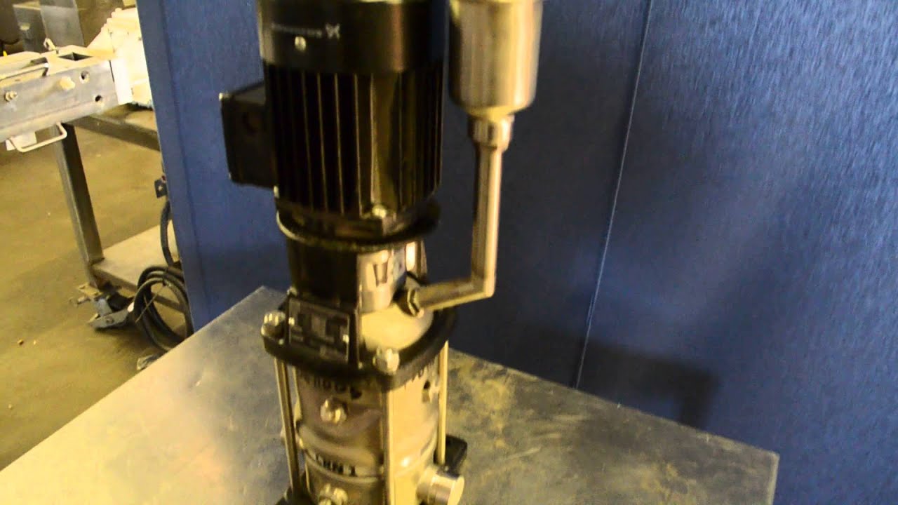 Used Grundfos Vertical Multistage iCentrifugali iPumpi Model 