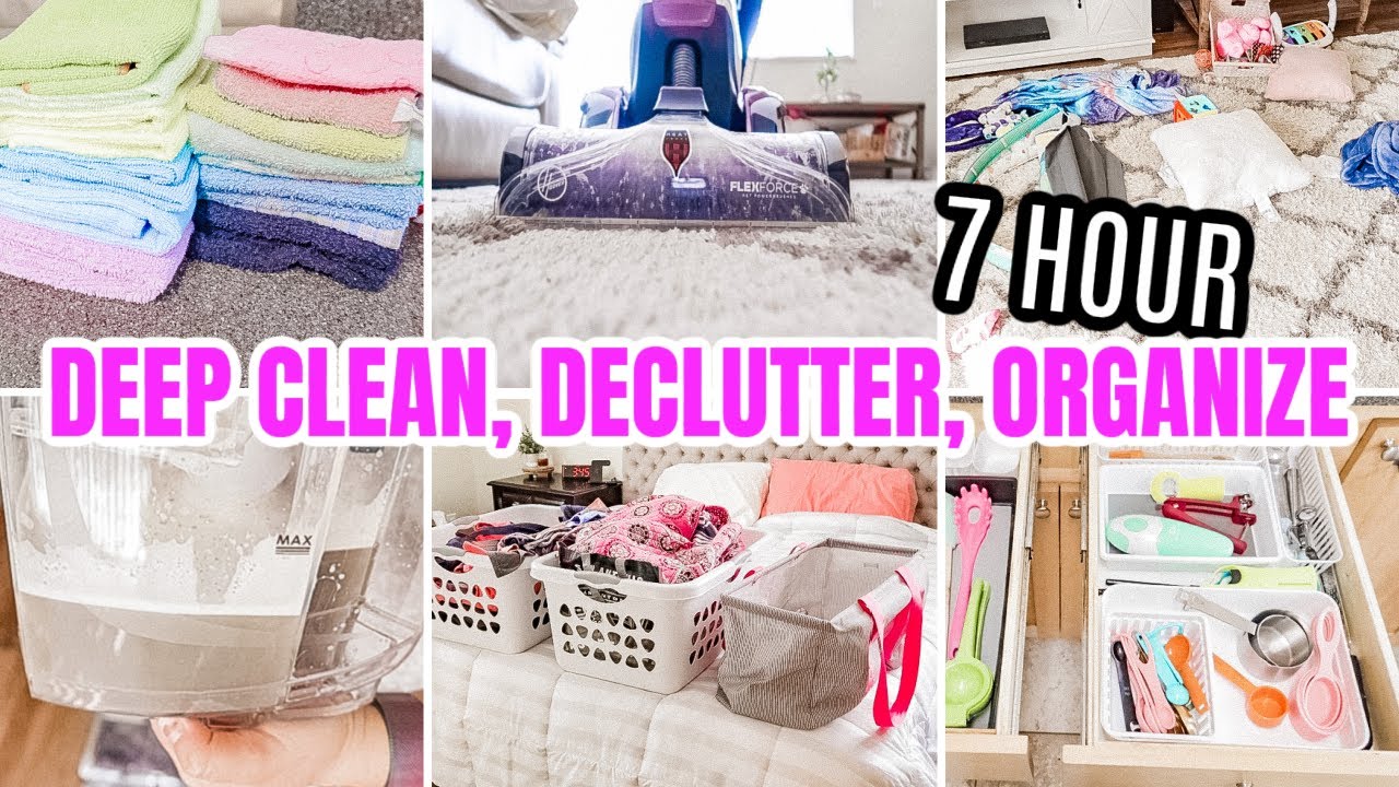 *EXTREME* DECLUTTER ORGANIZE DEEP CLEAN WITH ME | CLEANING MOTIVATION
