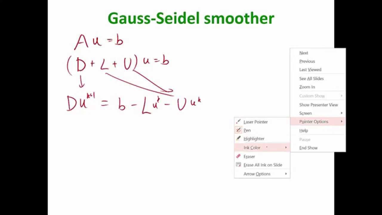 python gauss seidel methos python gauss seidel methos