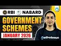 Government Schemes | January 2026 Compilation | RBI Grade B  | NABARD Grade A | SEBI Grade A
