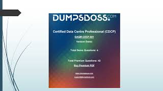 CDCP-001 Dumps: Time To Prepare for Your Exams