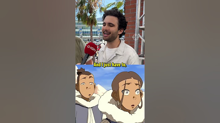 What Aang's voice actor sounds like now #sdcc