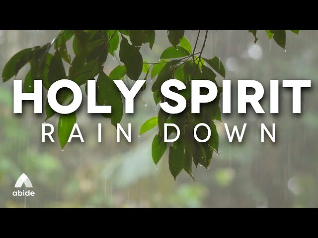 HOLY SPIRIT: Piano + Relaxing Rain Sounds - 10 Hour Sleep Music class=