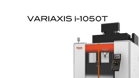 VARIAXIS i-1050T ：Aerospace component machining