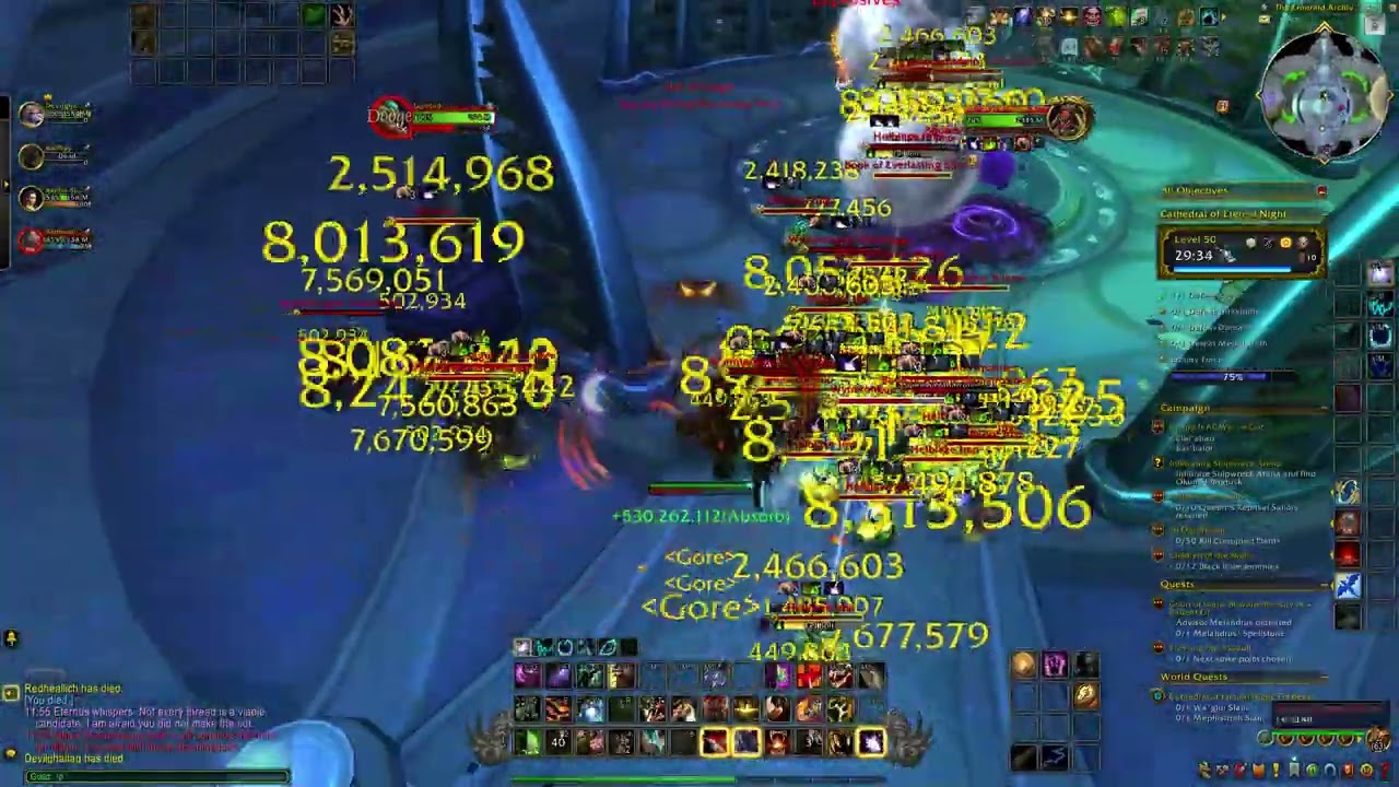 LEGION REMIX - MYTHIC Cathedral of Eternal night 50 keystone