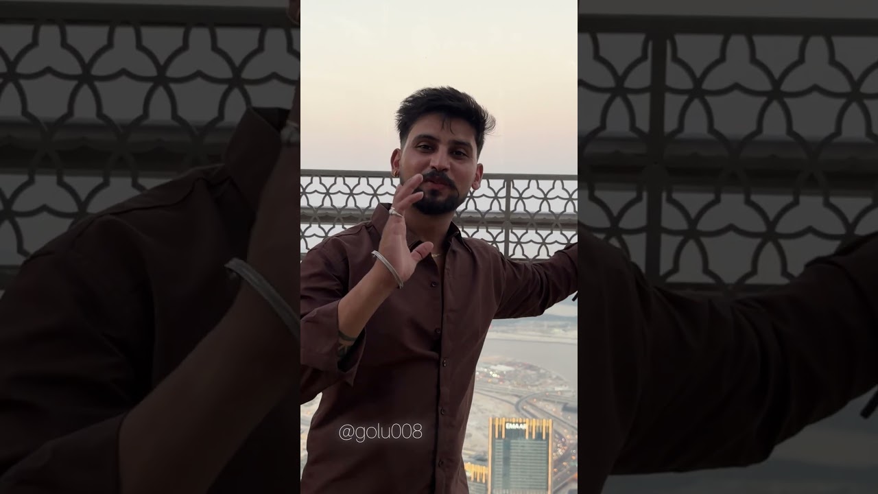 Burj khalifa कितना बड़ा है 🫪 #youtubeshorts #funny #dubai #golu008 #story #shorts
