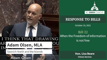 Bill 22 - When the Freedom of Information is not free