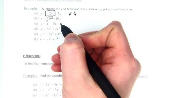 Algebra Two (CP 2) - Section 5.3 (Graphing Polynomial Functions in Standard Form)