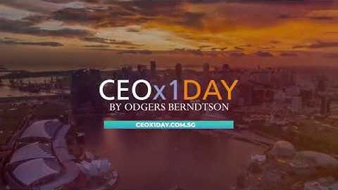 CEOx1Day in Singapore 2018
