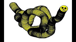 Draw a Snake Design in MS Paint like a pro! 🖌️🐍