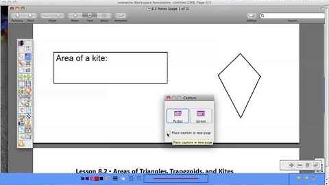 8.2 Areas of Triangles, Trapezoids, and Kites