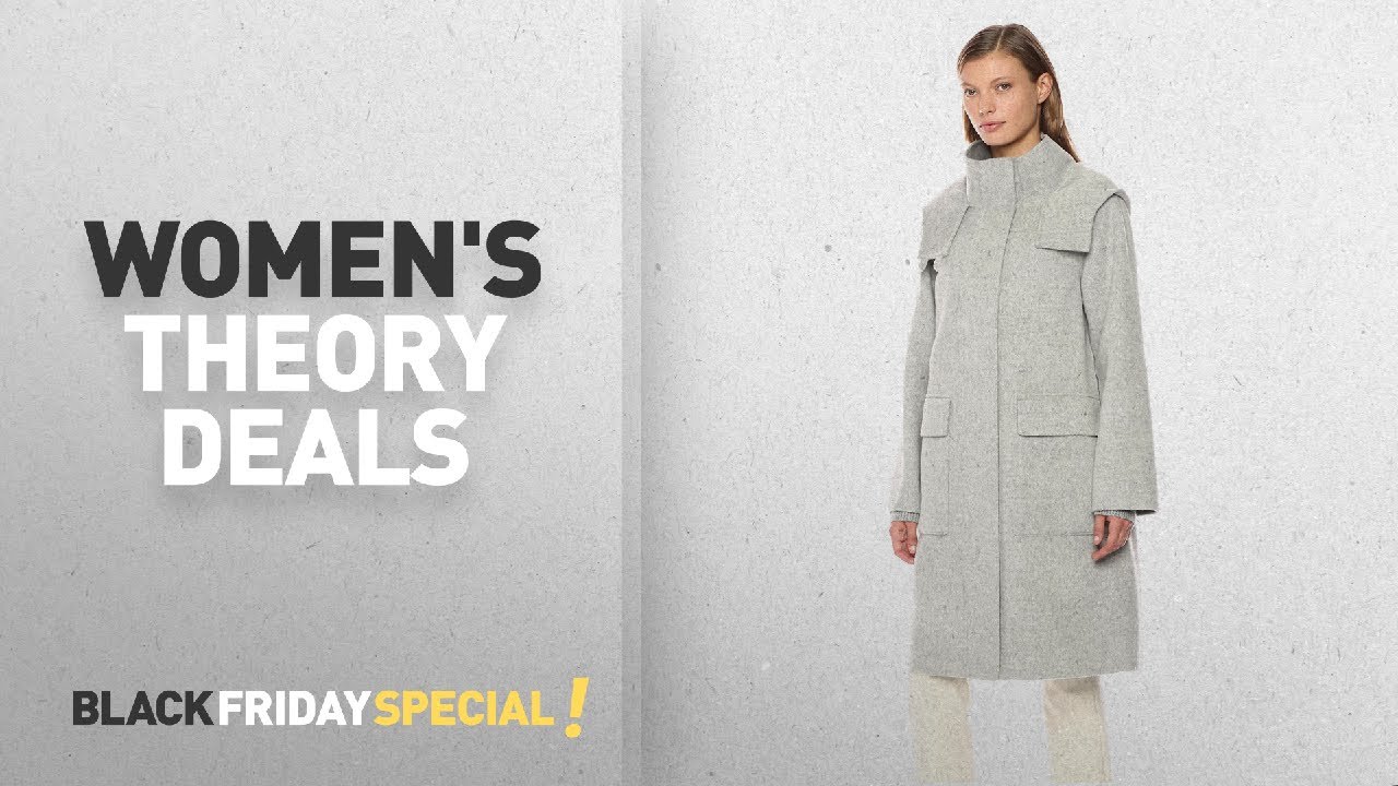 Black Friday Women's Theory Deals Theory Women's Duffle Coat Df