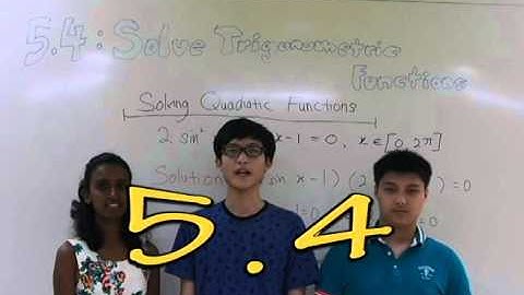 Advanced Functions Chapter 5