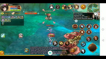 LVL 72 F2P AoE RM Grinding in Mushpoie - Flyff Universe