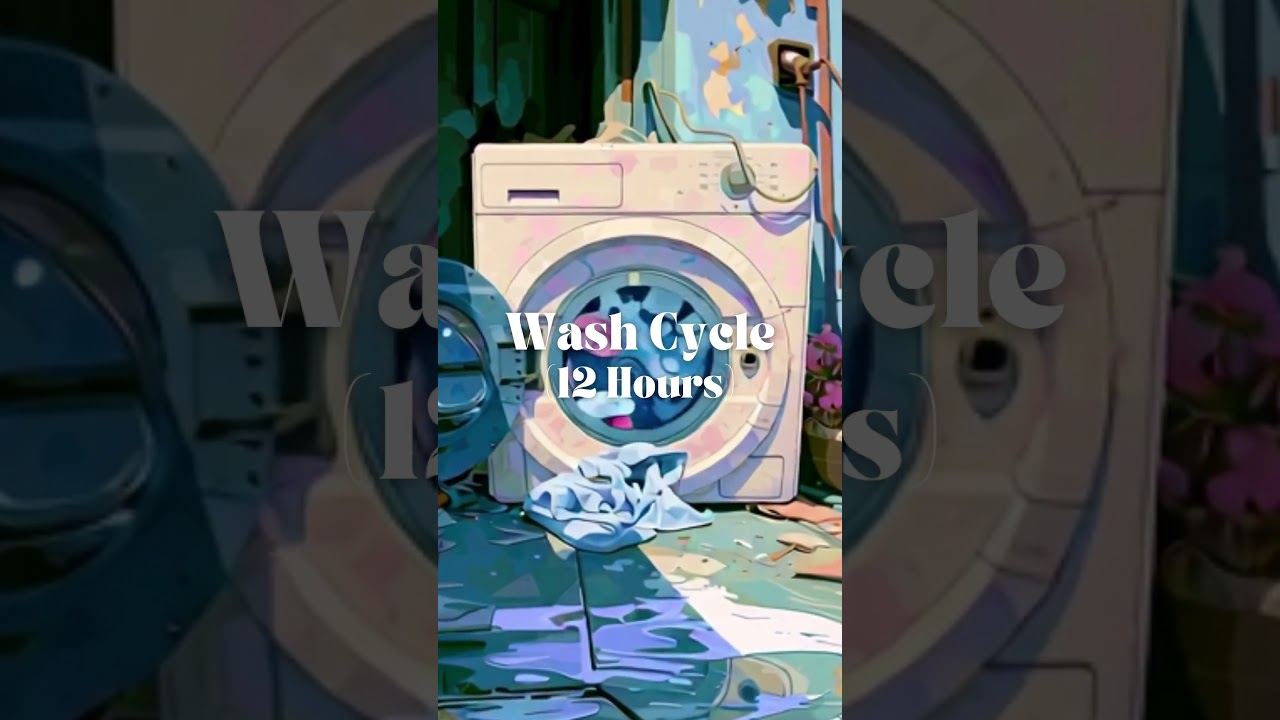 🫧 Smooth washing machine sounds for deep sleep, calm, and cozy relaxation 🌀😴 #sleepcycles #sleep
