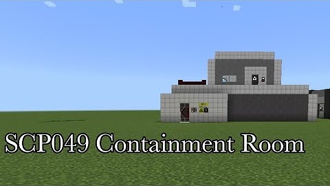 Build scp 049 Containment Room in Minecraft