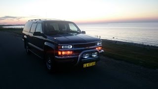 chevy 6.5L V8 turbodiesel with 3 inch Straight Pipe Exhaust