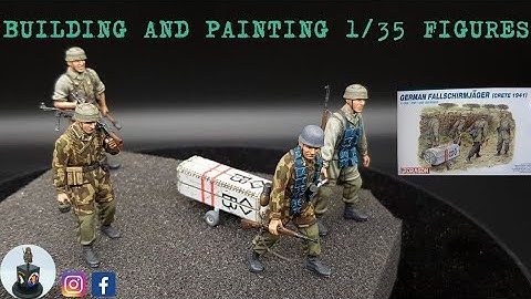 Figure painting tutorial 1/35 scale - German Paratroopers step-by-step guide