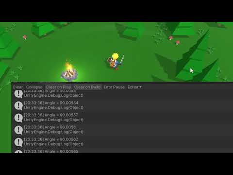 [Unity] Test to determine the direction of movement of an object in 360 degrees