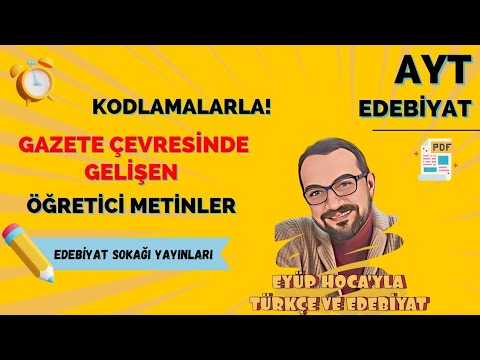 5) GAZETE ÇEVRESİNDE GELİŞEN ÖĞRETİCİ METİNLER