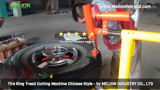 Tire Ring Tread Cutting Machine Chinese Style - Tire Retreading Process