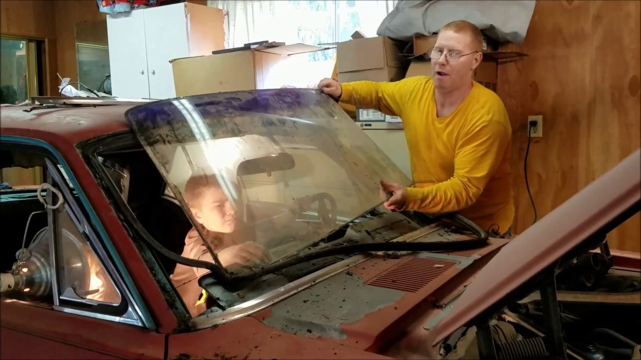 67 Mustang Coupe, Front and Rear Window Removal YouTube