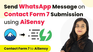 How to Send WhatsApp Message on Contact Form 7 Submission using AiSensy | Contact Form 7 to WhatsApp