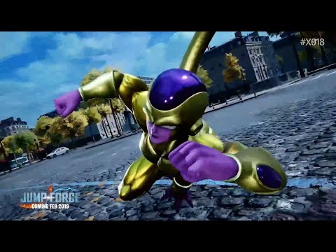 Jump Force Trailer Shows Super Saiyan Blue Goku and Golden Frieza - X018
