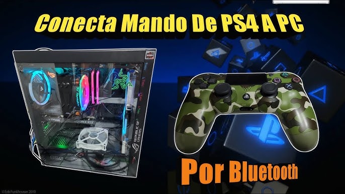 👉 JUEGA con el MANDO de PS4 en PC *INALÁMBRICO* 🔝 (DUALSHOCK 4 WIRELESS)  por BLUETOOTH 