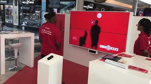 Kinect Interactive Game at Exhibition